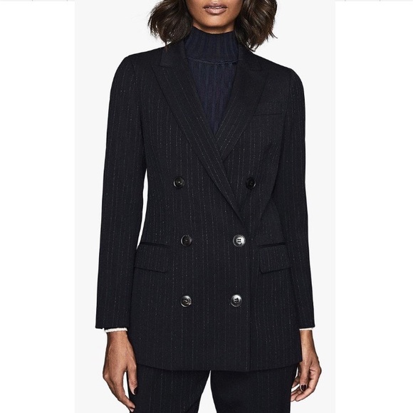 ✧ Reiss • Pinstripe jacket (navy blue) - Picture 7 of 7
